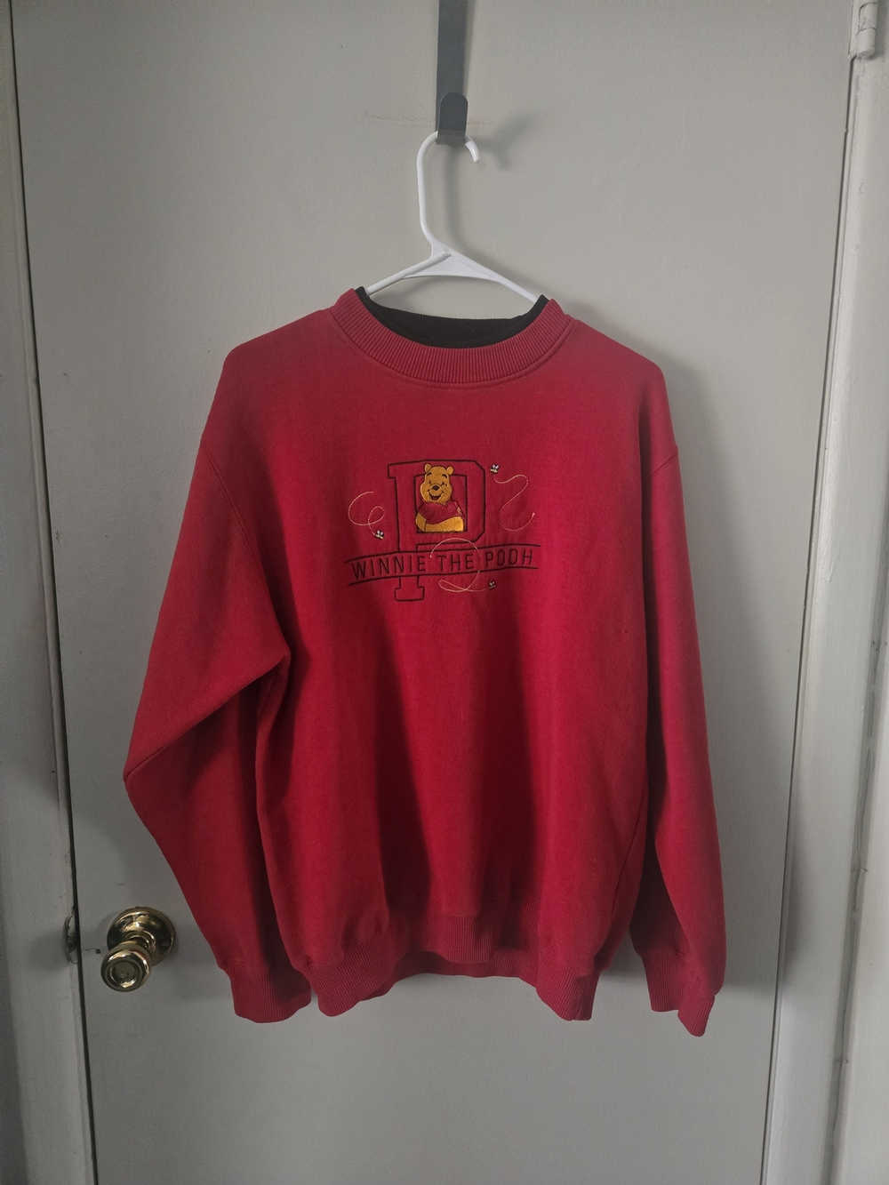 Winnie the Pooh Red Crewneck Sweatshirt